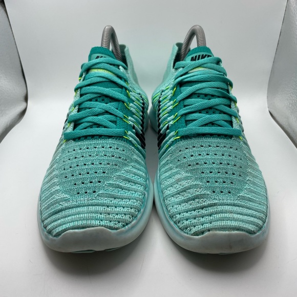 Nike Free RN Flyknit women’s green sneakers size 9.5 - Picture 4 of 10